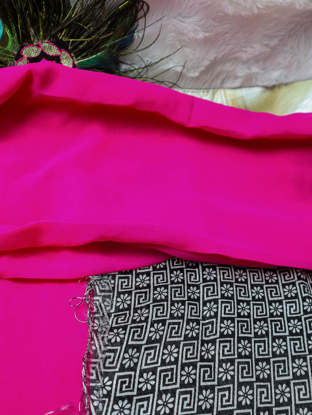 Embroidery Work Fancy Designer Saree