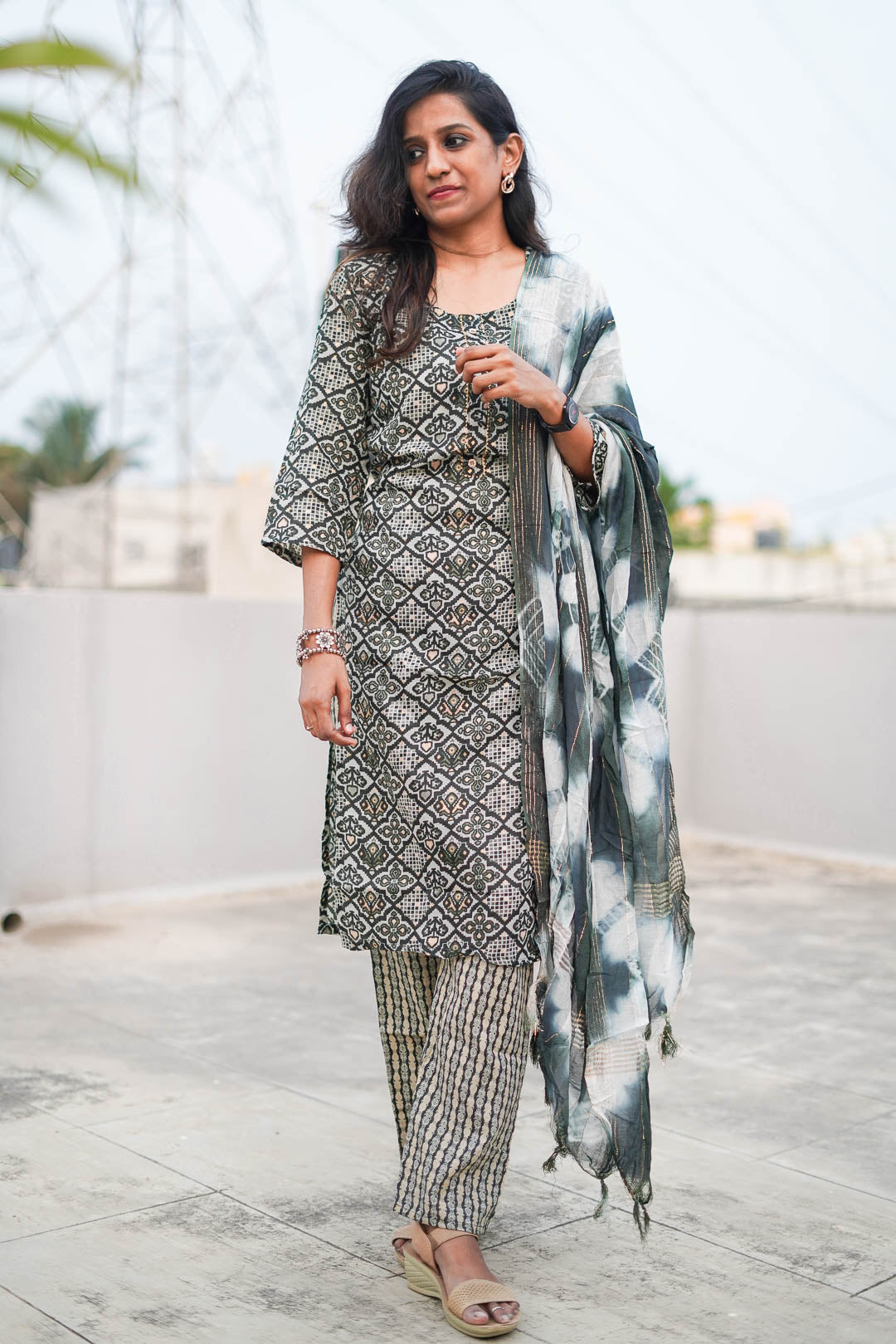 Dcapsule Kurti (Top, Bottom & Dupatta)