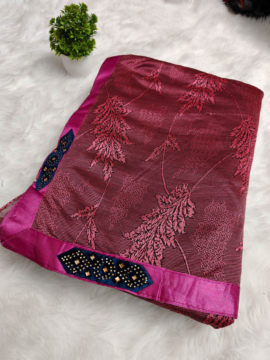 Fancy Designer Sarees With Semi Stictched Blouse