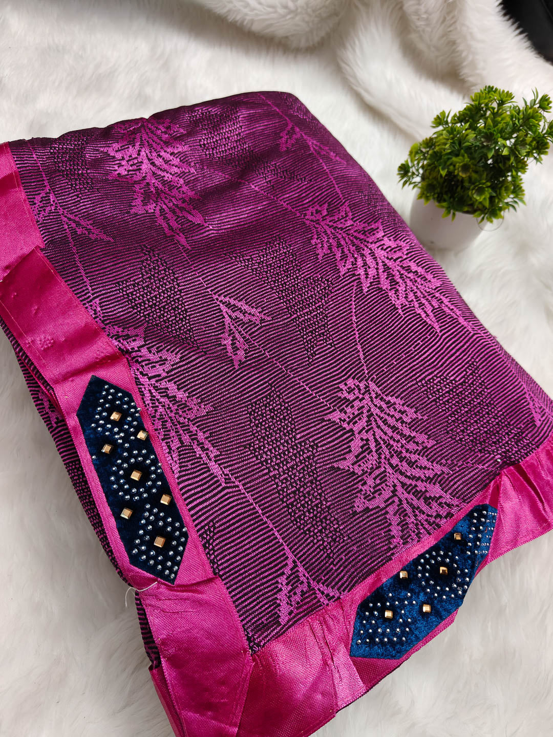 Fancy Designer Sarees With Semi Stictched Blouse