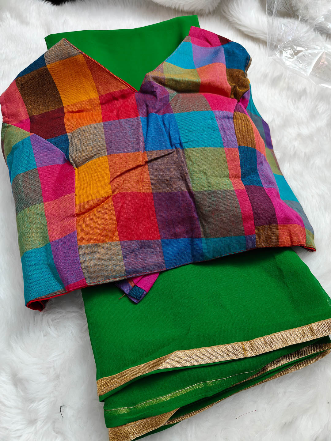 Fancy Designer Sarees With Semi Stictched Blouse