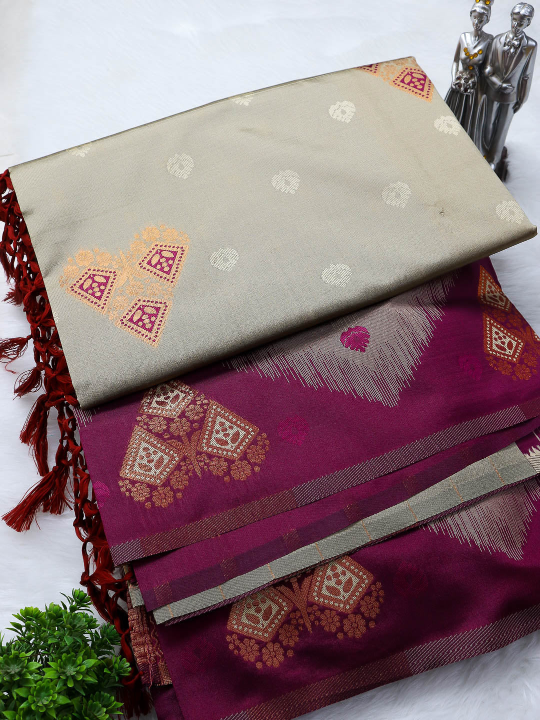 Ikat Soft Silk Sarees