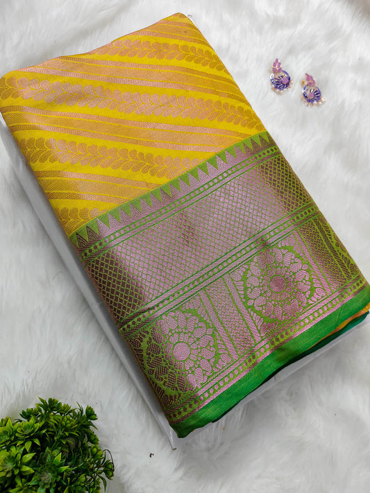 Kanjivaram Semi Silk Sarees