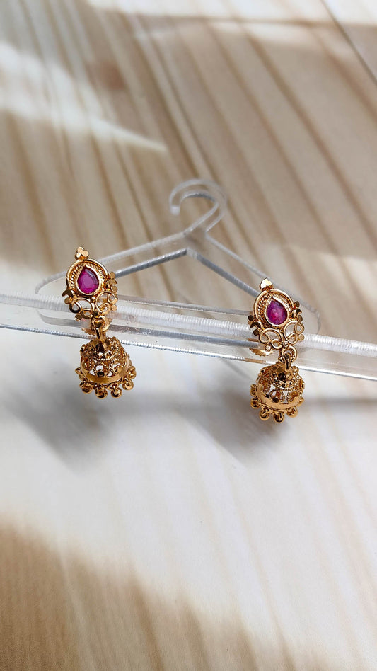 1 Gram Gold Plated Earrings For Women