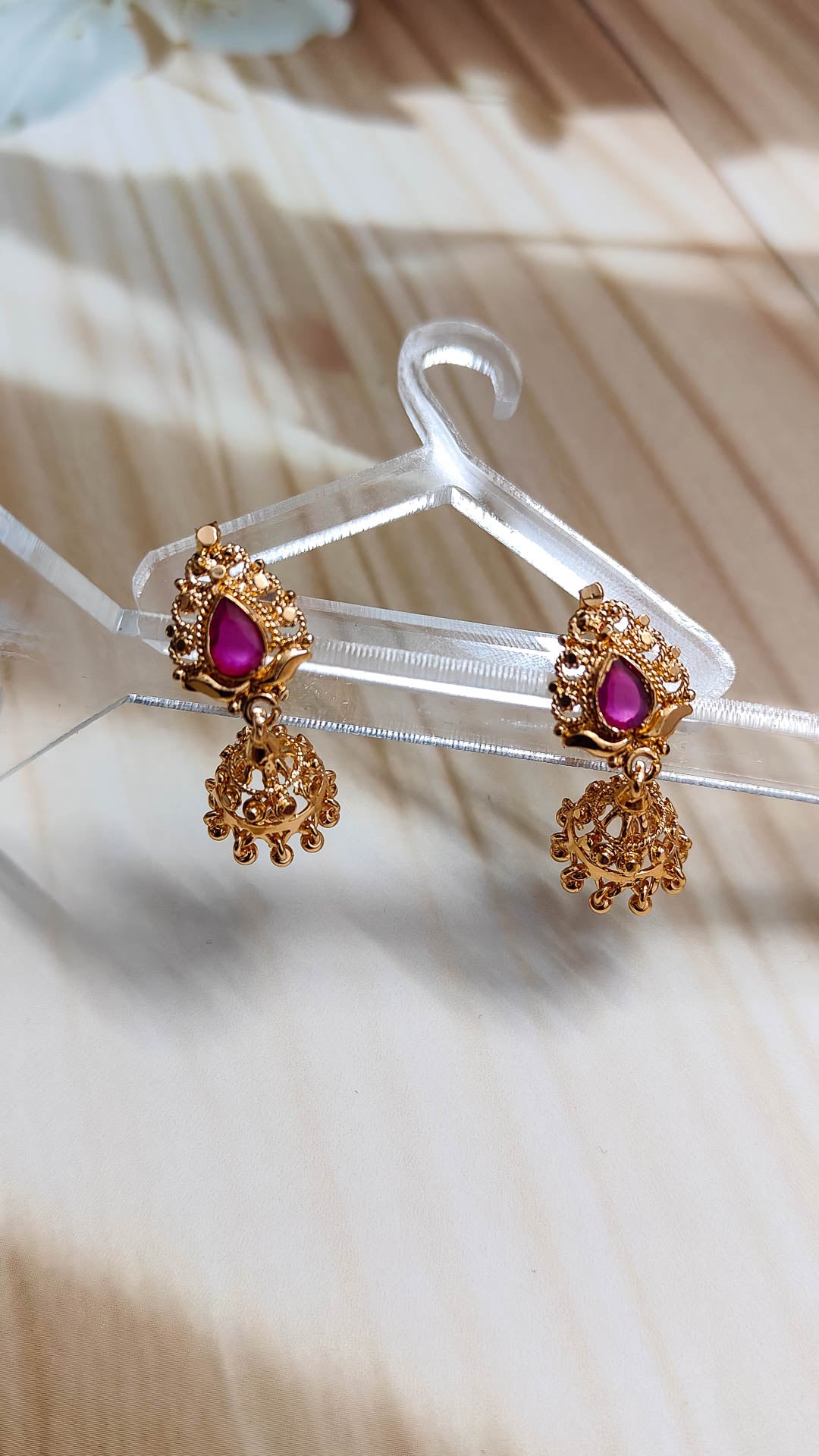 1 Gram Gold Plated Earrings For Women