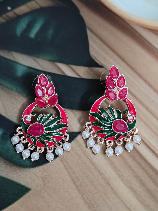 Meenakari Earrings For Women