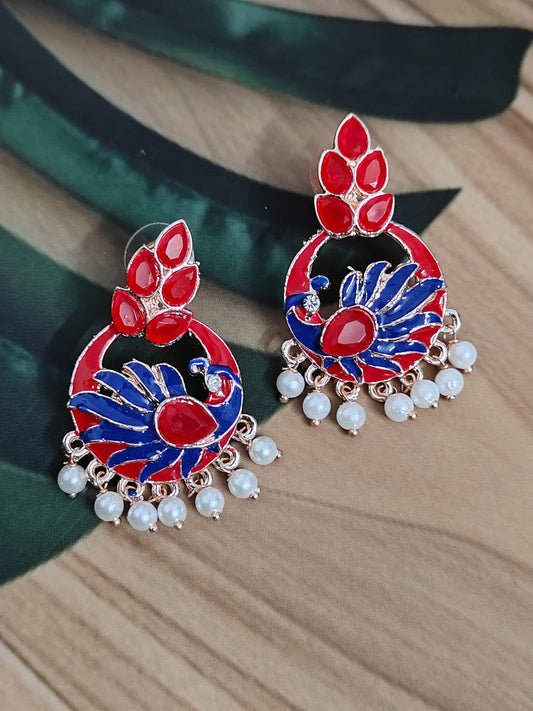 Meenakari Earrings For Women