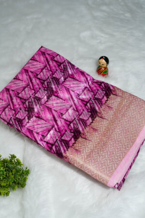 Purple Dola Silk Cotton Saree