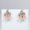 Pink Butterfly 1 Pair Cute Drop Earring Set For Women, women earrings, earrings for girl